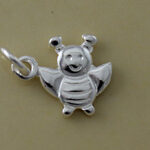 Shiny Tiny Bumble Bee Charm
