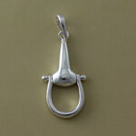 Silver Stirrup Charm