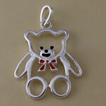 Cut Out Teddy Bear Charm