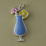 Enamel Tropical Drink Charm
