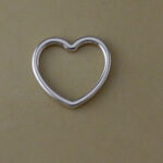 Small Cutout Heart Charm