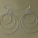 Diamond Cut Hoop Earrings