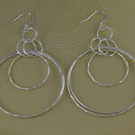 Diamond Cut Plain Hoop Earrings