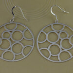 Bubbles Round Hoop Earrings