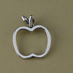 Cutout Apple Charm
