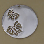 Large Butterfly Link Stamping Tag