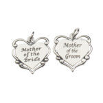 Mother of the Bride Heart Charm