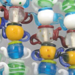 Tea Kettle Glass Beads