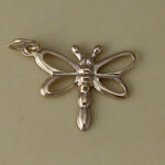 Gold Filled Butterfly Charm