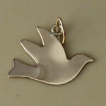 Gold Filled Dove Charm