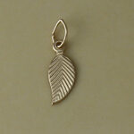 Gold Filled Leaf Charm