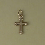 Gold Filled Tiny Cross/Dots Charm