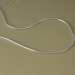 Silver 0.75mm Thin Snake Chain