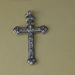Silver Design Cross Charm/Pendant