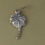 Silver Palm Tree Charm