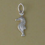Silver Sea Horse Charm