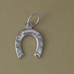 Silver Horseshoe Charm