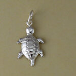 Silver Turtle Charm