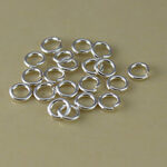 small silver jewelry jump rings