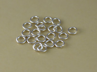 small silver jewelry jump rings