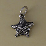 Silver Medium Starfish Charm