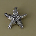 Silver Large Starfish Slider