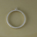 Silver Plated Bezel Finding