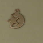 Gold Filled Moon and Star Charm