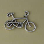 Wire Bicycle Charm