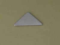 Silver Triangle Stamping Blank Silver Triangle Stamping Blank