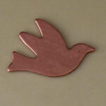 Copper Dove Stamping Blank