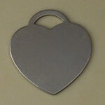 Nickel Silver Heart Blank