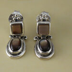 Small MOP Dangle Post Earrings