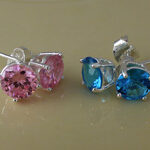 6mm Round Swarovski Crystal Earrings