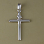 Plain Large Cross Charm or Pendant
