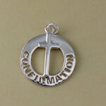 Cross Confirmation Round Charm