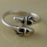 Ballet Shoes Adjustable Ring