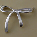 Large Ribbon Bow Link Charm