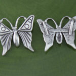 Dot Line Design Butterfly Charm