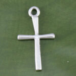 Small Thin Plain Cross Charm