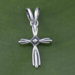 Small Antique Cross Charm