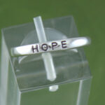 Hope Message Band Ring