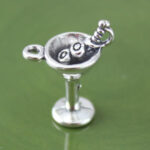 Martini with Olives Charm