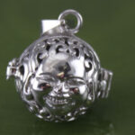 Silver Budda 3D Round Locket