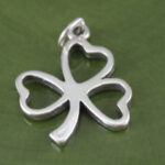 Three Leaf Shamrock Charm