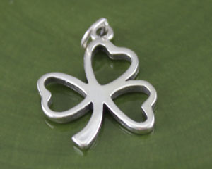 Three Leaf Shamrock Charm