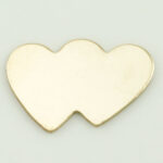 Double Hearts Stamping Blank