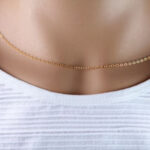1.5mm Flat Cable Dainty Chain