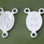 Silver Virgin Mary Rosary Station