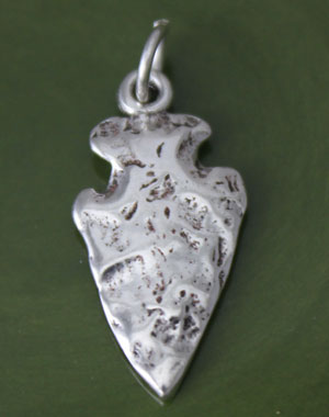 Sterling Silver Arrowhead Charm